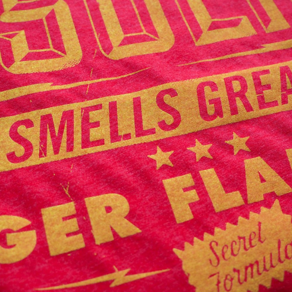 Gasoline Tee Detail