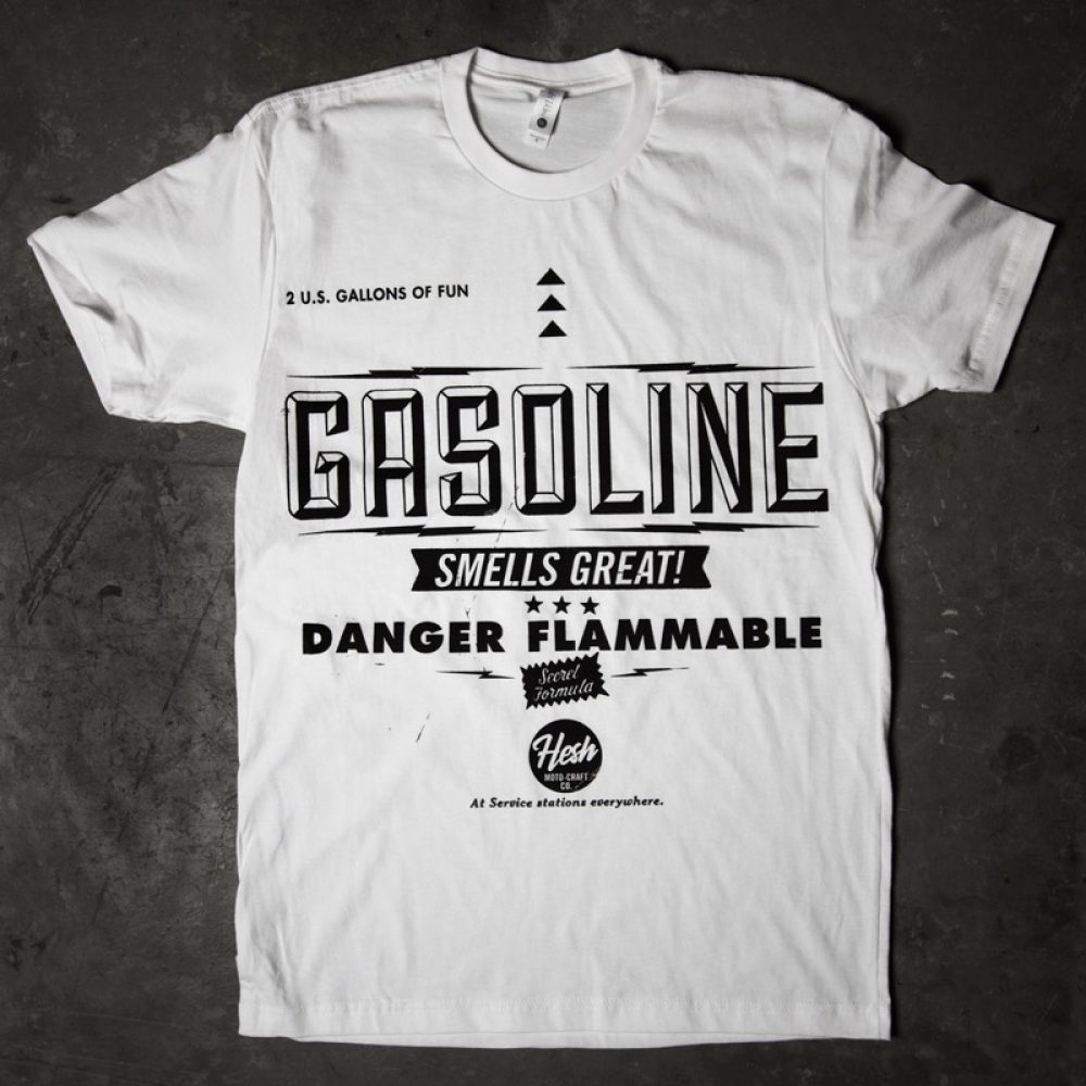 Hesh Gasoline Tee White